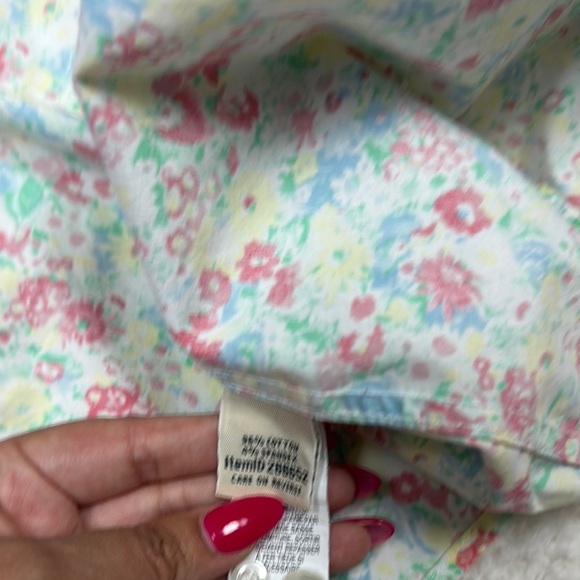 Floral Long Sleeve Shirt L.L Bean - Picture 3 of 4